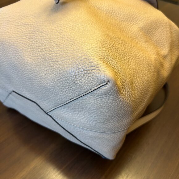 Michael Kors Junie Medium Pebbled Leather Backpack Butternut - Picture 7 of 16